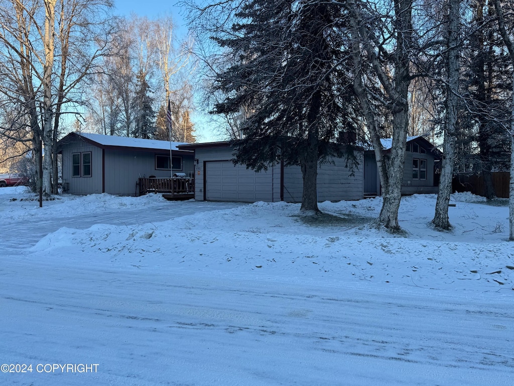 view of front of home featuring an attached garage