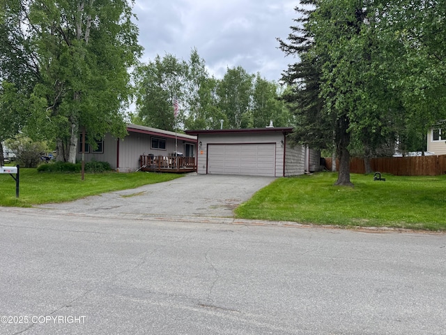 6921 Dickerson Dr, Anchorage, AK 99504 - ranch-style house with driveway and a garage