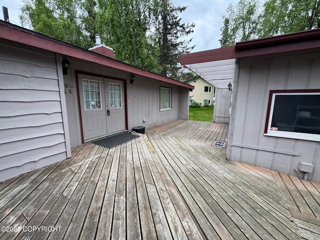 6921 Dickerson Dr, Anchorage, AK 99504 - view of deck