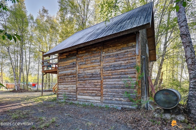 13718 E 1st St, Talkeetna, AK 99676 - view of outbuilding