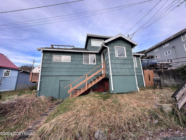 view of rear view of house