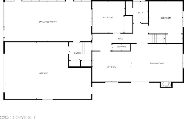 2795 Watergate Way, Kenai, AK 99611 - view of property floor plan