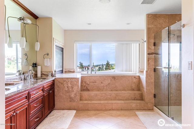 16643 Woods Pointe Cir, Anchorage, AK 99516 - full bathroom with plenty of natural light and a shower stall