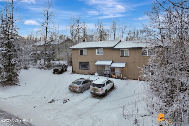 view of front of property