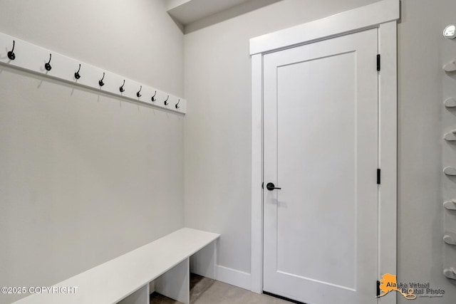 8803 Chalk Hill Loop, Anchorage, AK 99502 - mudroom with baseboards