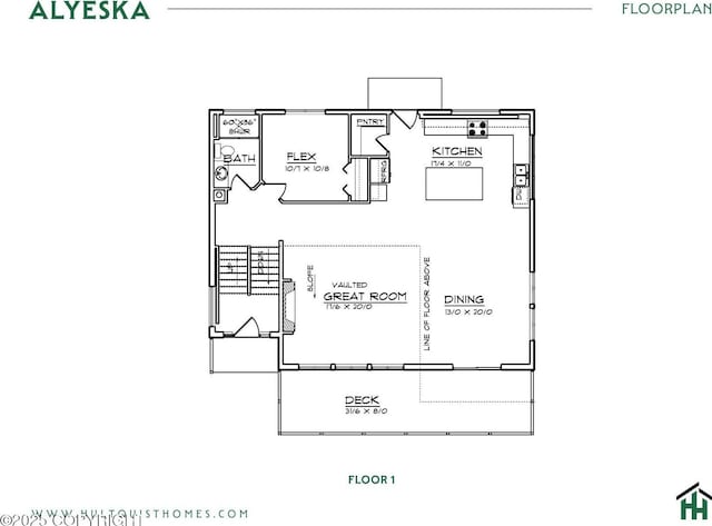 13851 Canyon Rd, Anchorage, AK 99516 - view of floor plan / room layout