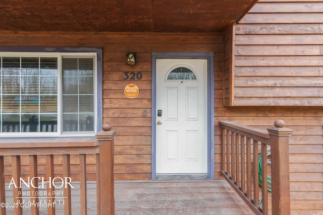 view of property entrance