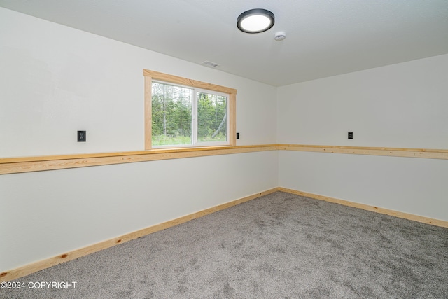 unfurnished room featuring carpet floors