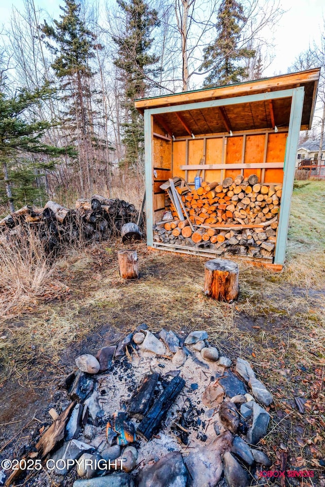 view of outbuilding