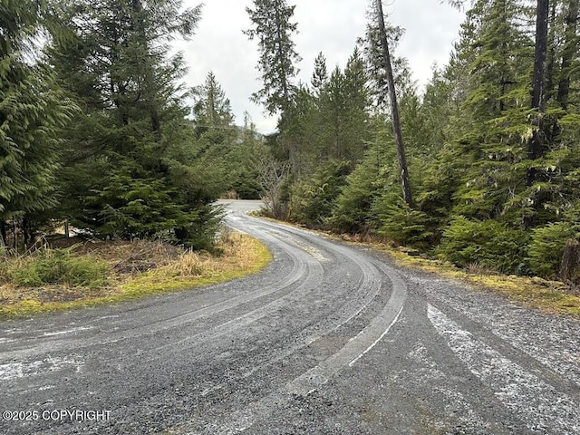 view of road