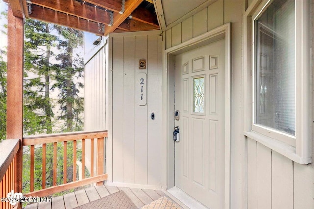 view of entrance to property