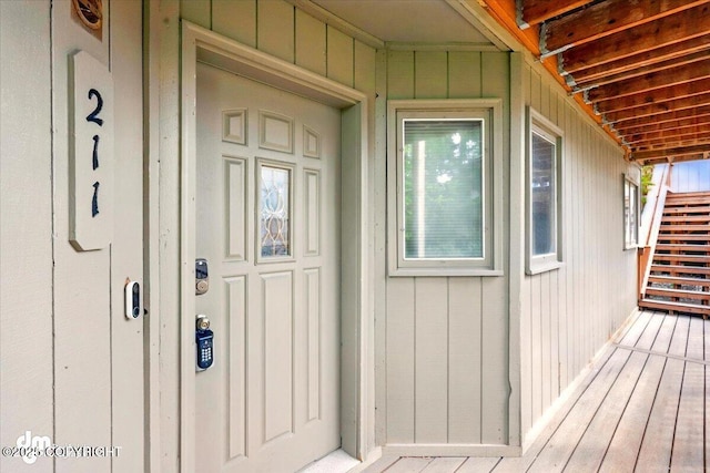 view of entrance to property
