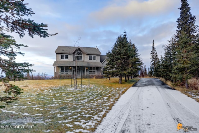 view of front of property