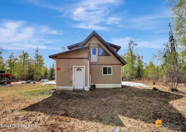 view of rear view of house