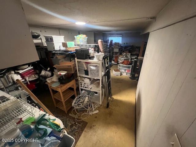 view of storage room