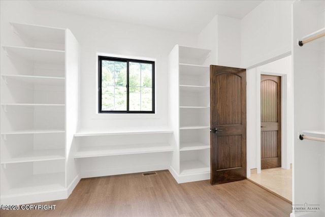 1690 W Valley Ridge Dr, Wasilla, AK 99654 - spacious closet featuring wood finished floors