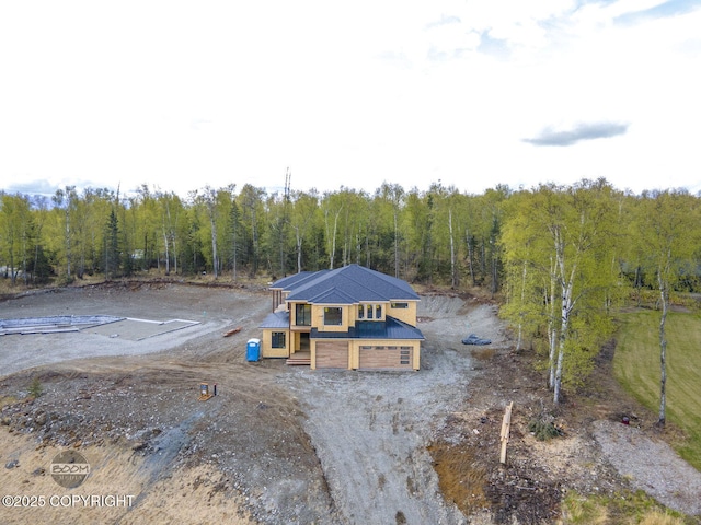 1690 W Valley Ridge Dr, Wasilla, AK 99654 - view of subject property featuring a heavily wooded area