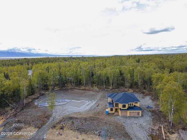 1690 W Valley Ridge Dr, Wasilla, AK 99654 - view of subject property featuring a heavily wooded area