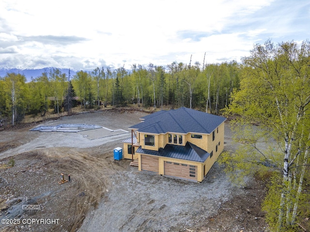 1690 W Valley Ridge Dr, Wasilla, AK 99654 - aerial view of property and surrounding area with a forest