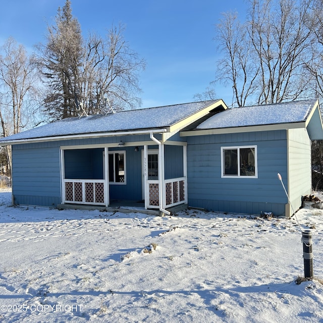 view of ranch-style house