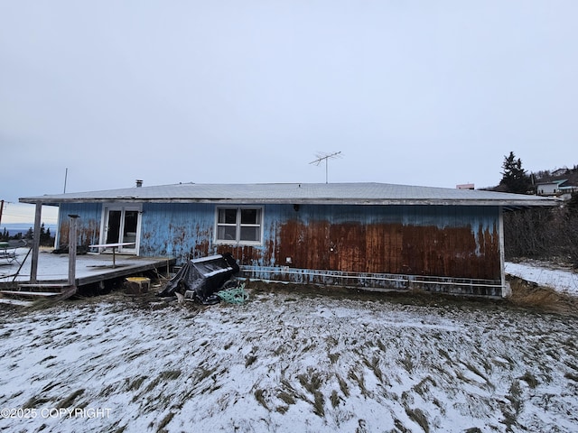 8400 George Ct, Anchorage, AK 99516 - view of snow covered rear of property