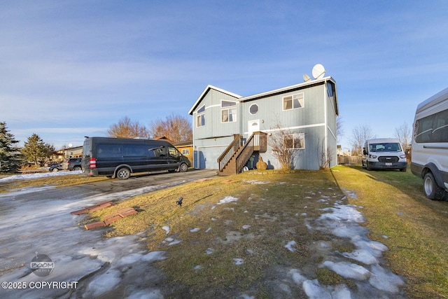 view of front of home