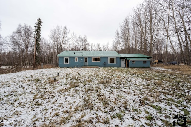 view of ranch-style home