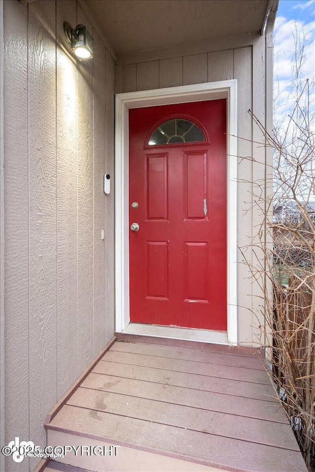 view of entrance to property