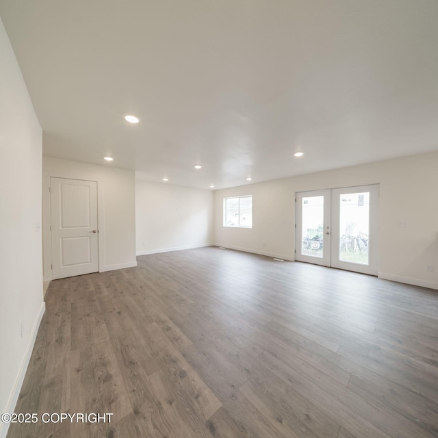 445 Idaho St, Anchorage, AK 99504 - unfurnished room featuring wood finished floors and recessed lighting