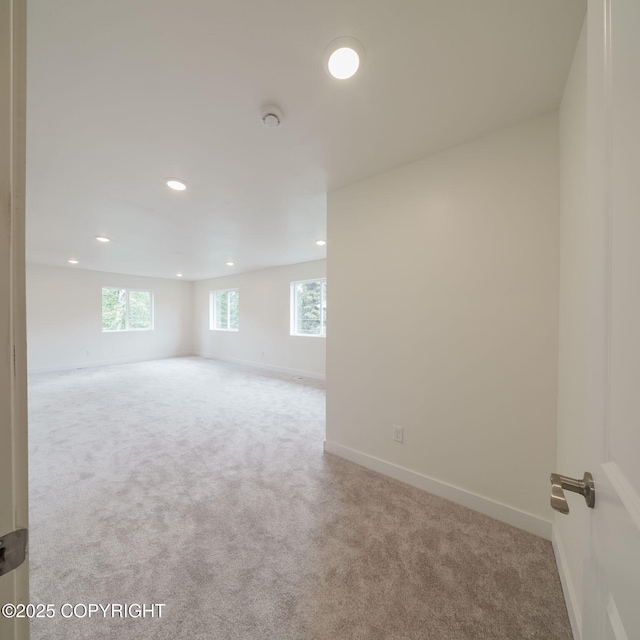 445 Idaho St, Anchorage, AK 99504 - spare room with carpet and recessed lighting
