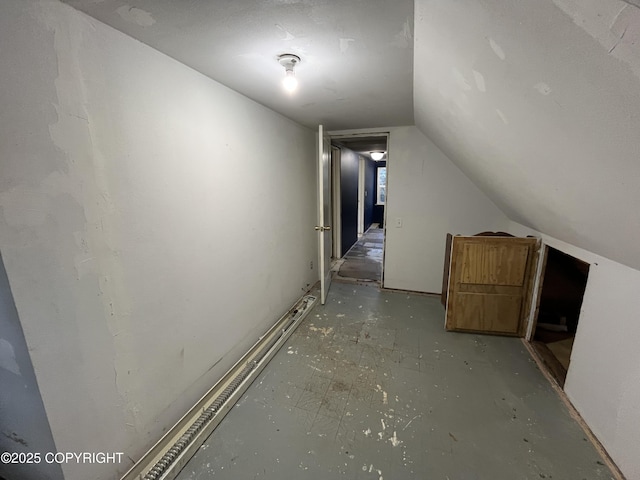 additional living space with lofted ceiling