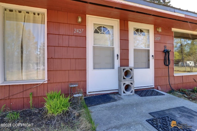 view of entrance to property