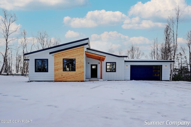 view of front of house featuring an attached garage