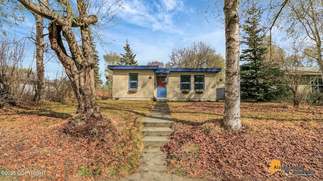 view of bungalow-style home