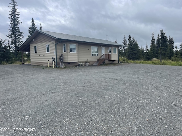 view of manufactured / mobile home