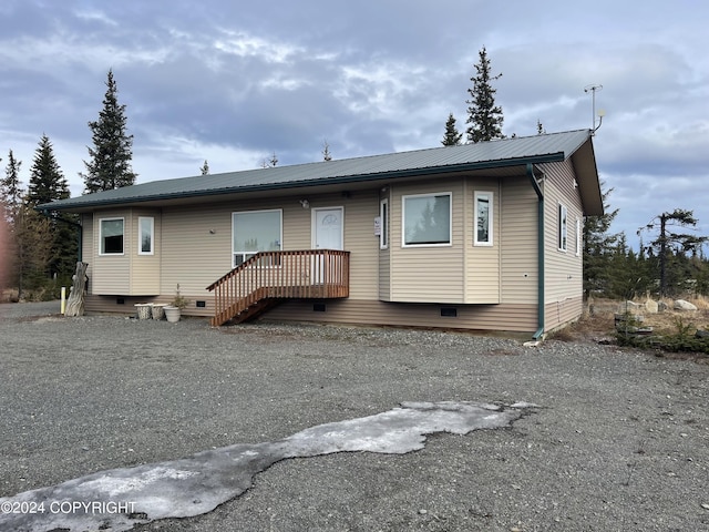 view of manufactured / mobile home