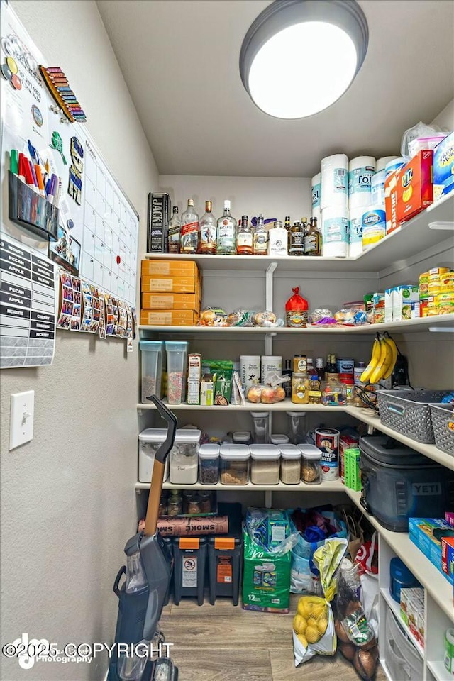 view of pantry