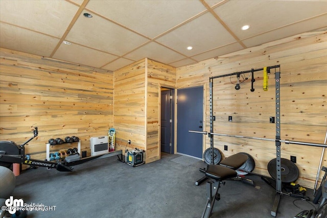 view of workout room