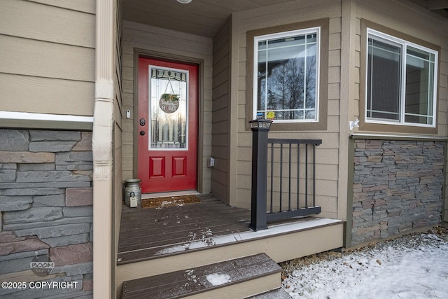 view of entrance to property