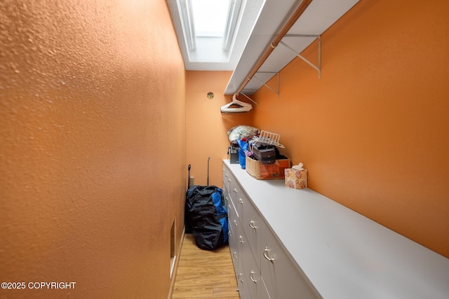 washroom featuring light hardwood / wood-style flooring