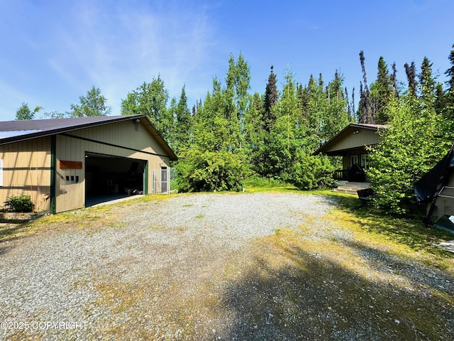 9218 N Erica Dr, Willow, AK 99688 - view of detached garage