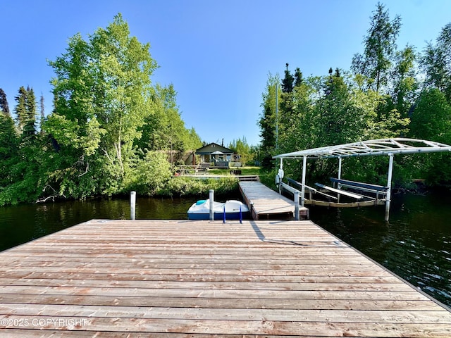 9218 N Erica Dr, Willow, AK 99688 - dock area with a water view