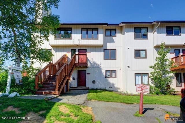 7750 Boundary Ave # A3, Anchorage, AK 99504 - view of building exterior with stairs