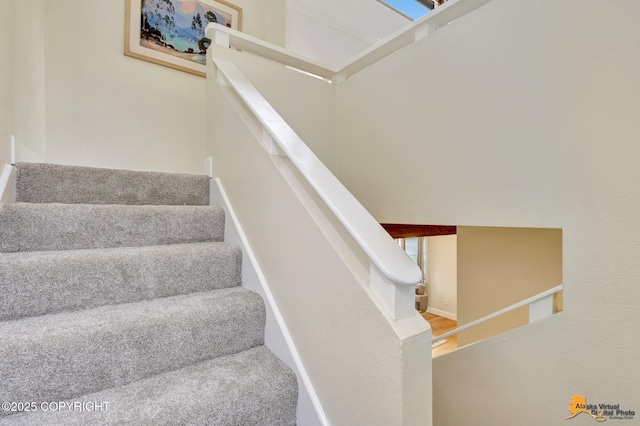 view of staircase