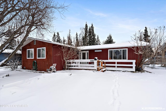 view of ranch-style house