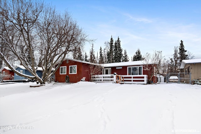 view of front of home