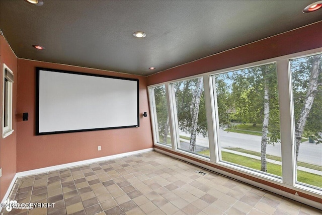 2629 Legacy Dr, Anchorage, AK 99516 - home theater room featuring baseboards and recessed lighting