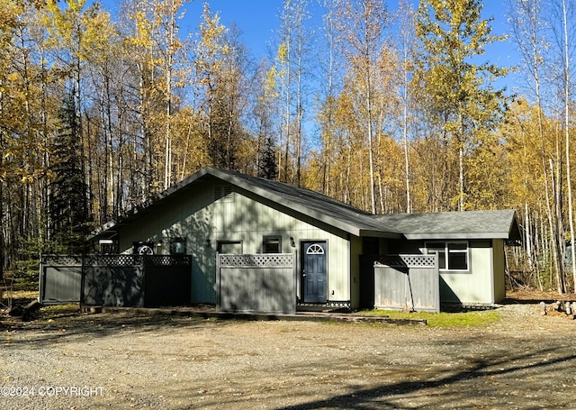 view of front of house