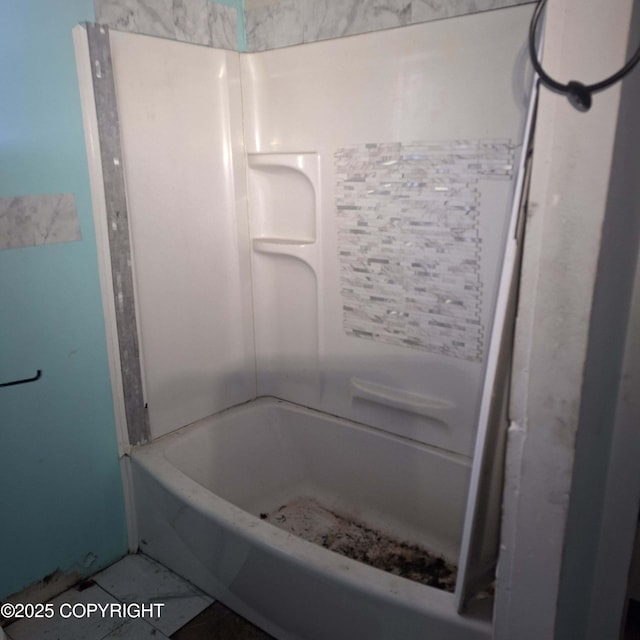 bathroom featuring tub / shower combination