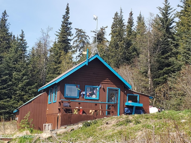 38185 Chelsey St, Homer, AK 99603 - view of front of home with a view of trees